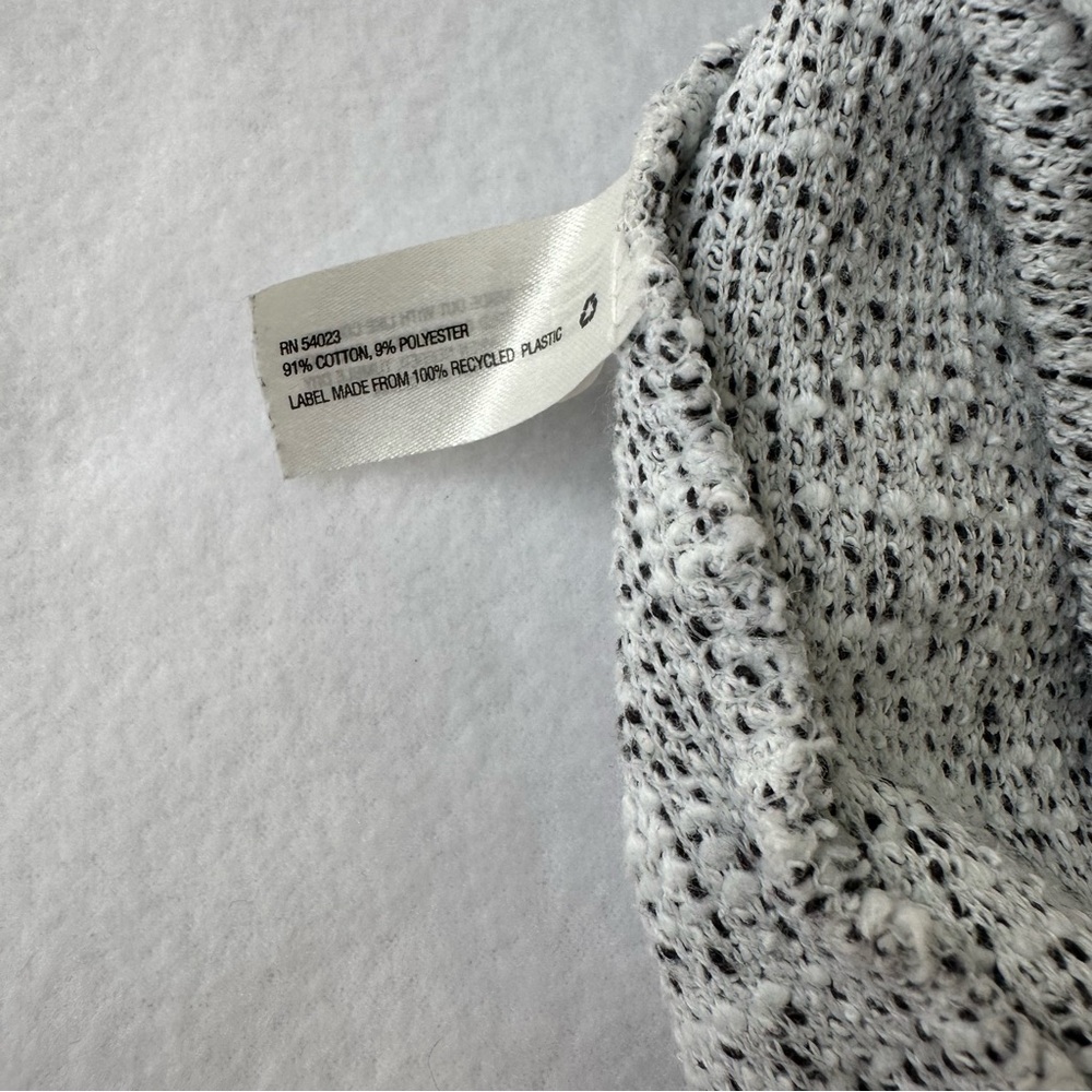 GAP Vintage 90s Textured Knit Crewneck Dress Gray Women’s Tall Size LT - Picture 5 of 7